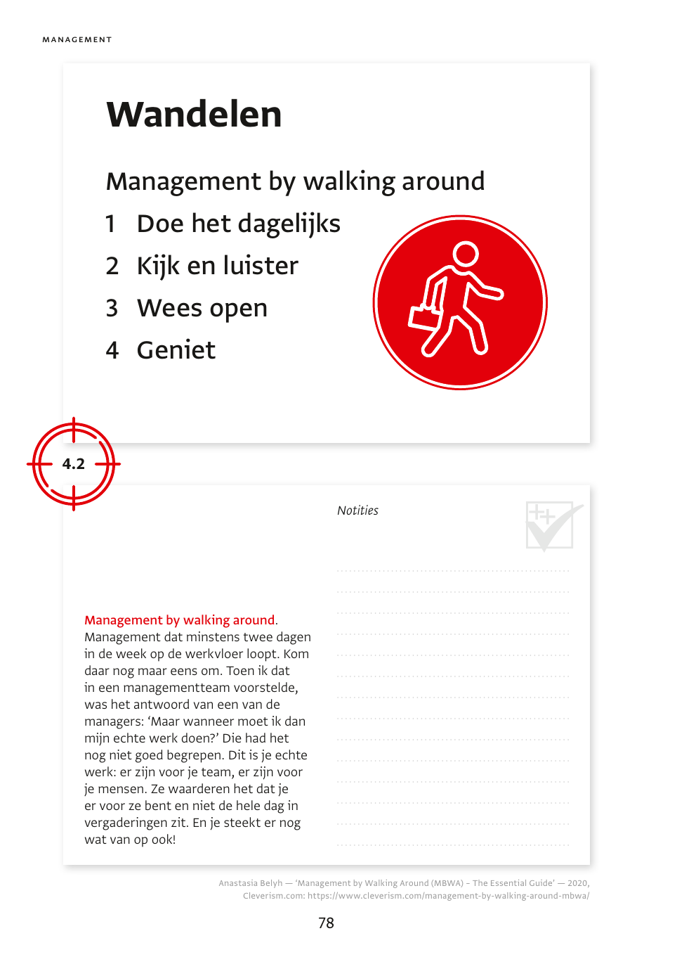 Complete voorbeeldpagina Wandelen uit 180 Business Hacks